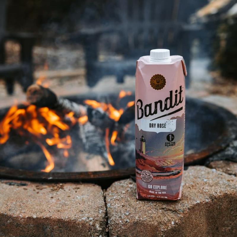 Bandit wine by campfire