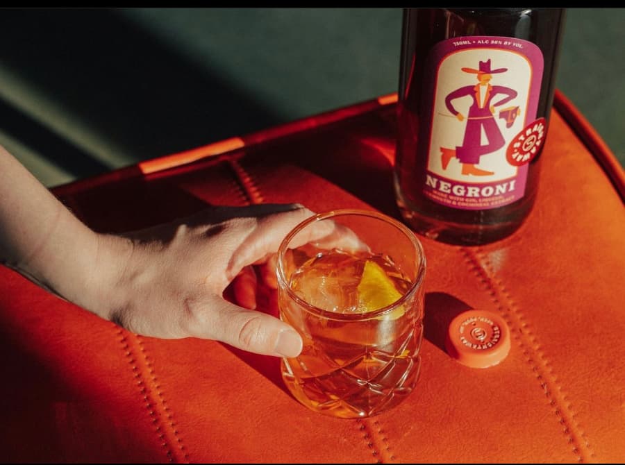 Straightway negroni cocktail