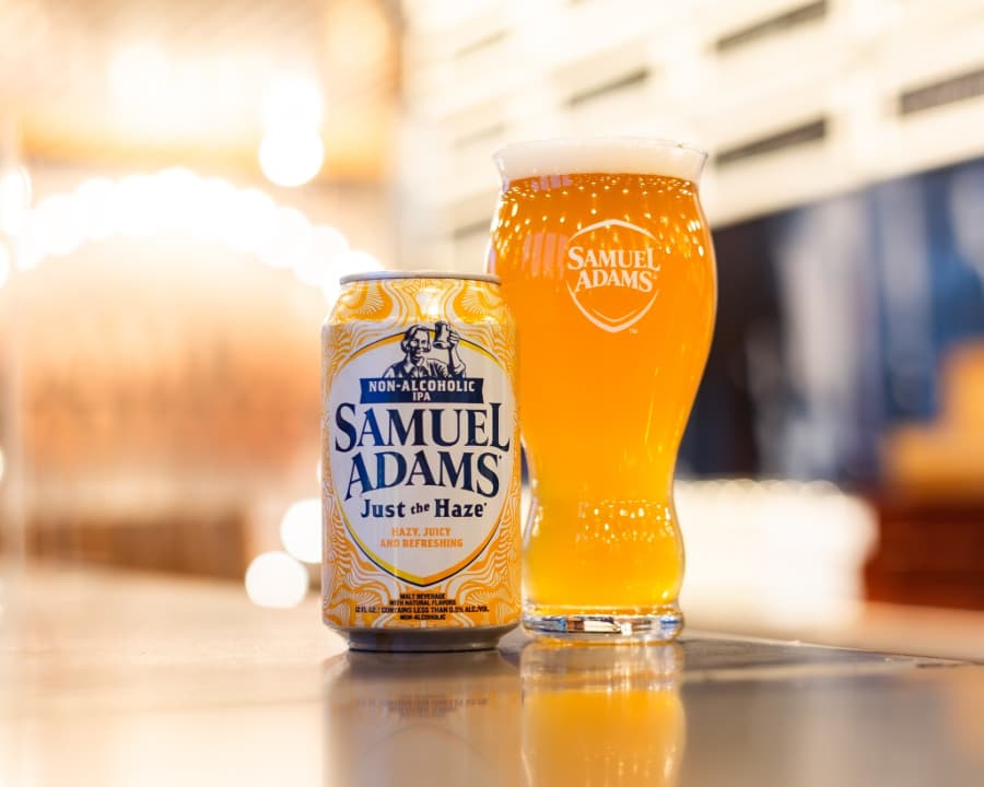 Samuel Adems just the haze beer